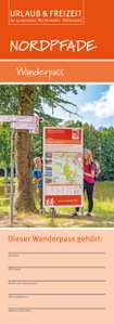 Titel des Flyers NORDPFADE-Wanderpass