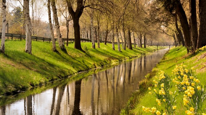 Der schnurgerade Oste-Hamme-Kanal, Foto: Andreas Dittmer Heeslingen