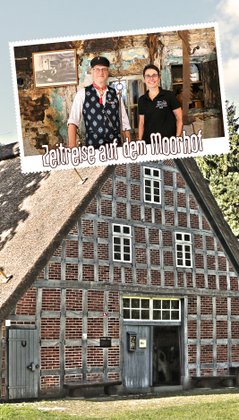 Plakat zum Anklicken für die Story "Zeitreise auf dem Moorhof"