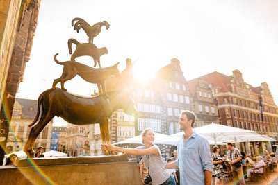 Die Bremer Stadtmusikanten, Foto: Jonas Ginter - WFB Bremen