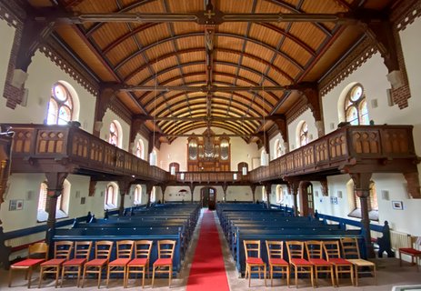 Innenraum der St. Antonius-Kirche 