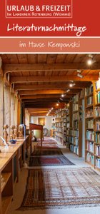 Titel des Flyers Literaturnachmittag