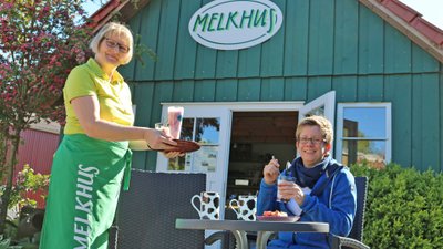 Wanderpause am Melkhus