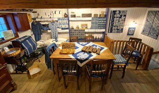 Die Blaudruckerei (fast) von oben