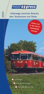 Titel der Flyers Moorexpress