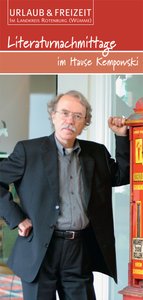 Titel der Flyers Literaturnachmittag