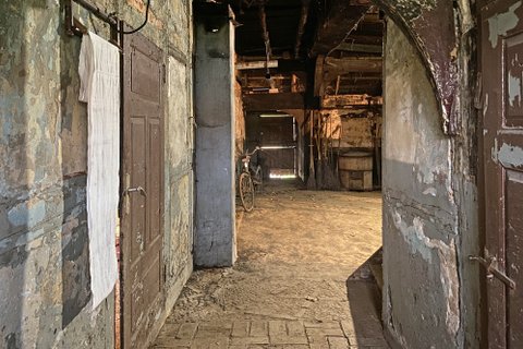 Eingangsbereich von Eckes Hus mit Blick in die Diele