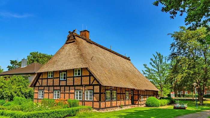 Im historischen Fachwerkhaus "Schimmes Hus" in Fintel ist das Heimathaus untergebracht