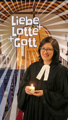 Plakat zum Anklicken für die Story "Liebe + Lotte + Gott"