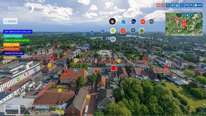 Screenshot der 360-Grad-Ansicht von Bremervörde