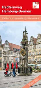 Titel des Flyers "Radfernweg Hamburg-Bremen"