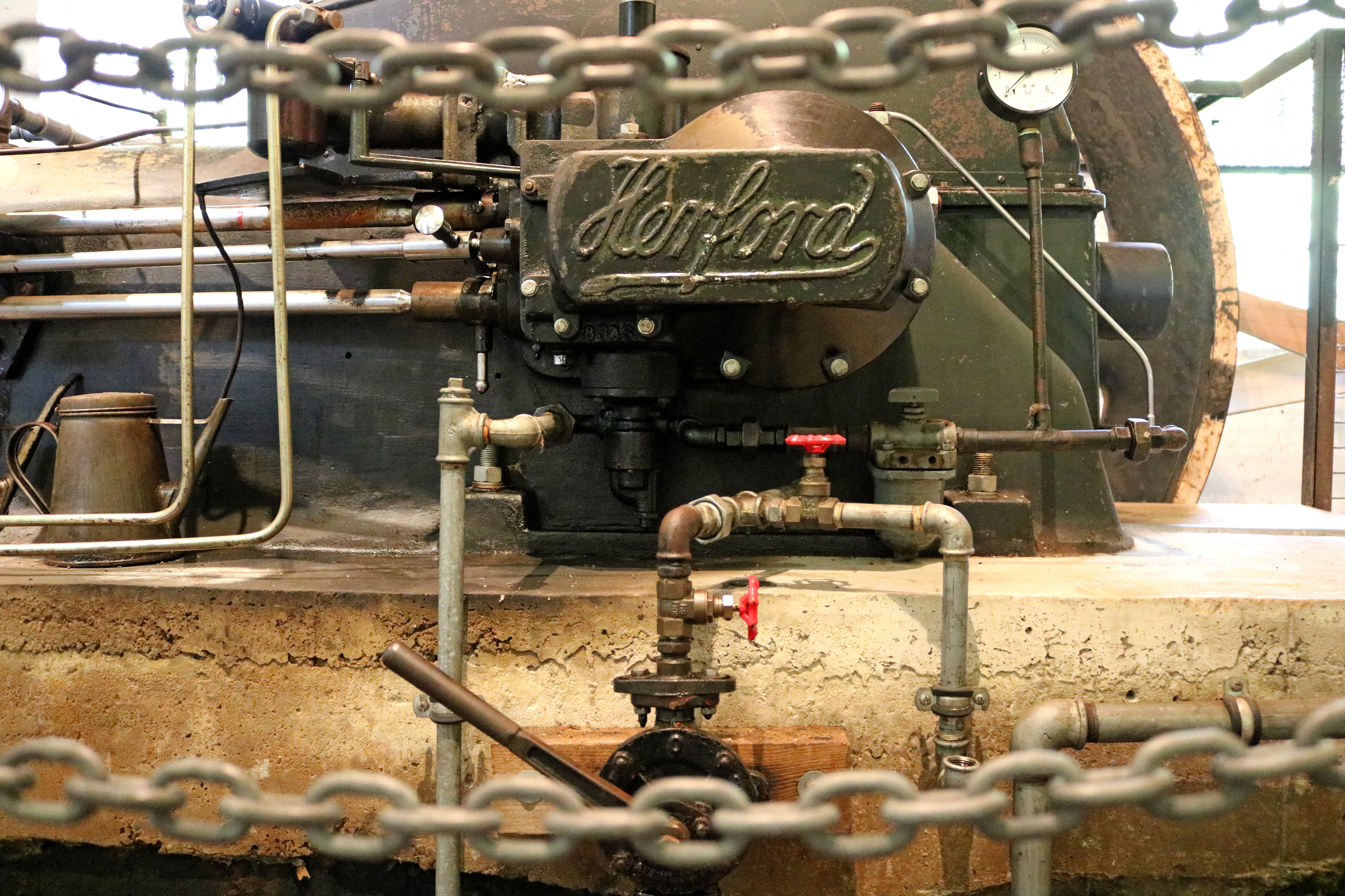 Herford-Teeröldieselmotor 