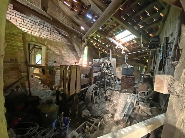 Original-Motor der Ziegelei 