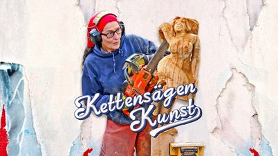 Ragna Reusch - Kettensägen-Kunst, Gestaltung: Stefan Niemeyer