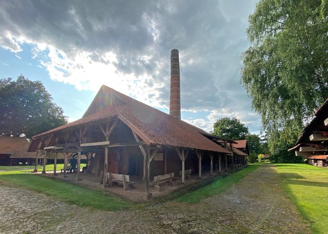 Der Hoffmannsche Ringofen von außen