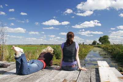 Aussicht auf die Hammeniederung in Osterholz, Foto: Kulturland Teufelsmoor