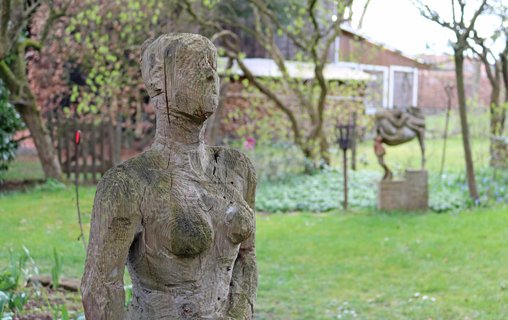 Skulptur in Ragnas Garten