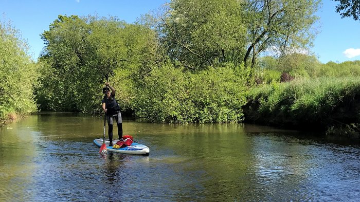 Stand Up Paddling auf der Wümme, Foto: Jens Joost-Krüger