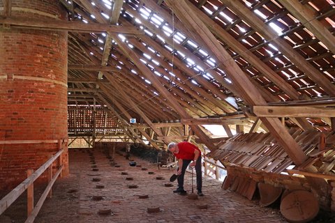 Schürboden der Ziegelei Pape