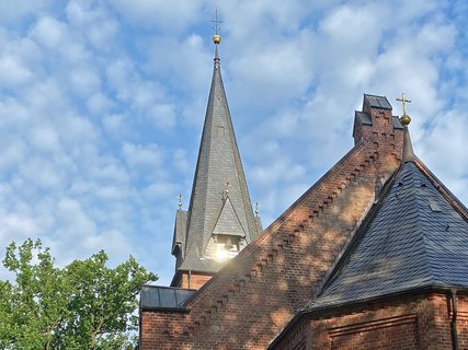 Lichtreflex am Glockenturm