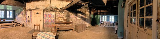 Panoramaaufnahme vom Flett in Eckes Hus Ostereistedt