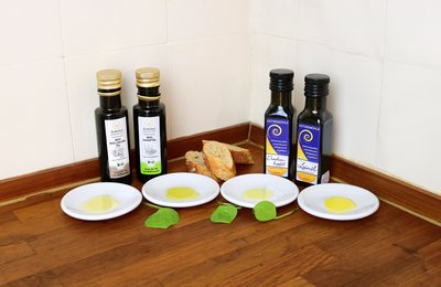 Öl-Auswahl für ein Tasting Öl-Auswahl für ein Tasting