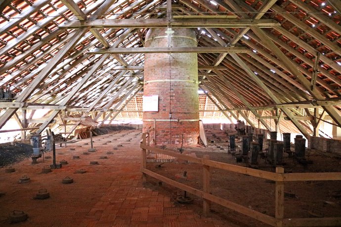 Schürboden des Hoffmannschen Ringofens