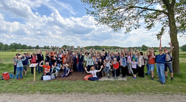 Großer Jubel bei der Wandertruppe